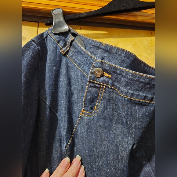 Assymetrical one shoulder jumpsuit size 9/10 Fubu denim - Picture 13 of 15